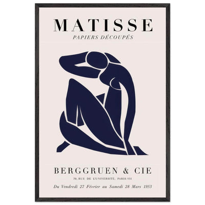 Papiers Découpés Blue Nude II Artwork - Elegant Piece for Your Space - Vibrantwalls