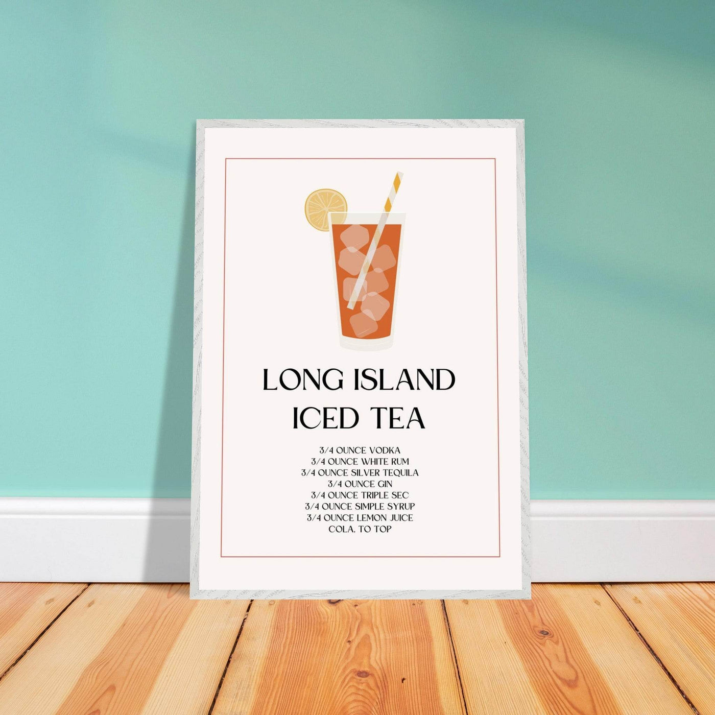 Long Island Iced Tea Recipe Strong Cocktail - Vibrantwalls