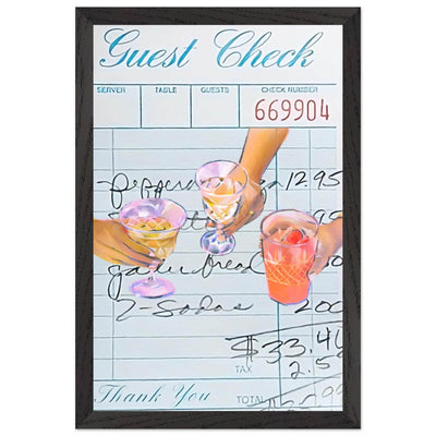 Guest Check Cocktail - Vibrantwalls