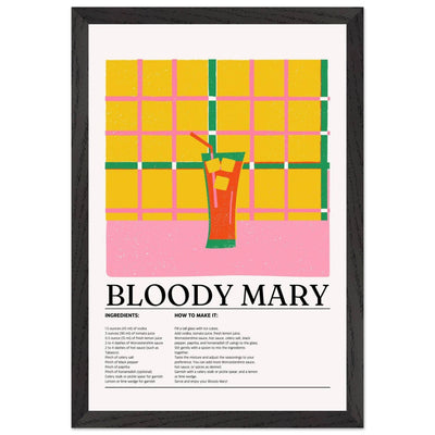 Retro Bloody Mary Cocktail Recipe - Vibrantwalls