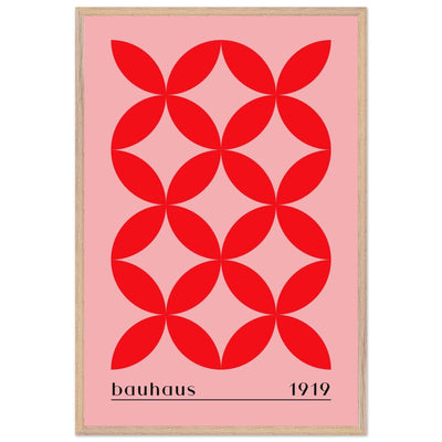 Bauhaus Minimalist Bold Red Geometric Design - Vibrantwalls
