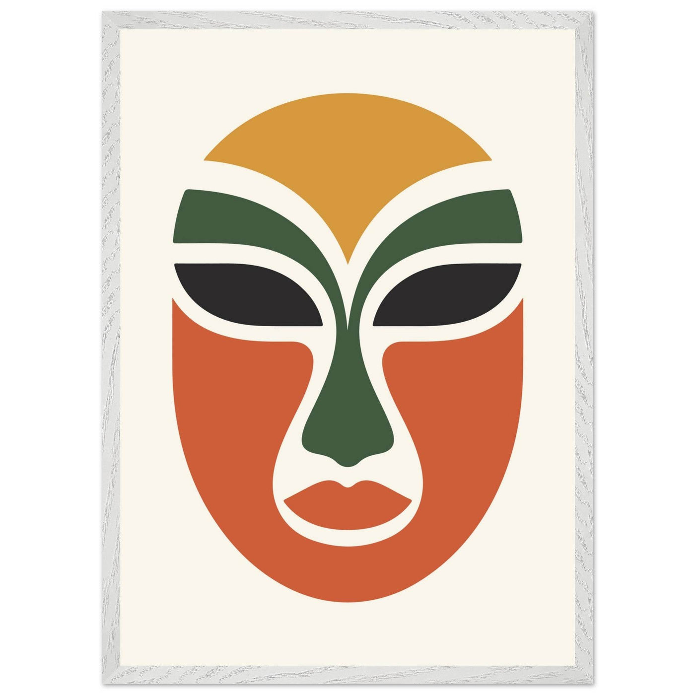 Abstract Tribal Mask - Vibrantwalls