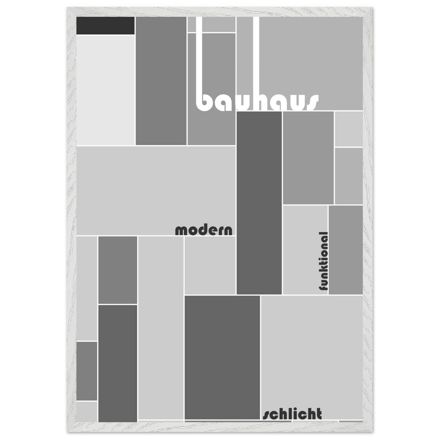Bauhaus-Style Grid - Vibrantwalls