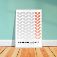 Bauhaus-Style Organic Leaves - Vibrantwalls