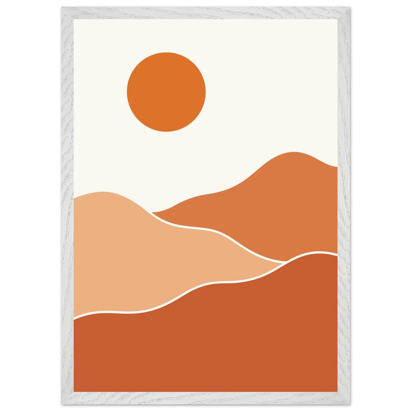 Abstract Desert Sunset - Vibrantwalls