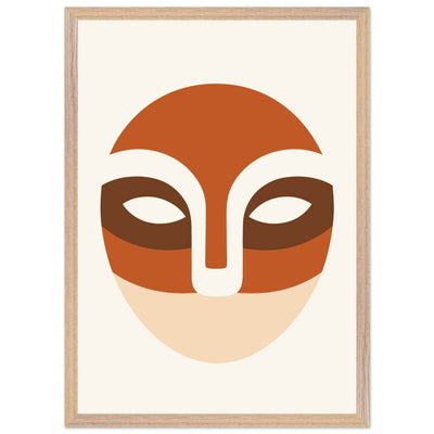 Abstract Desert Landscape Face - Vibrantwalls