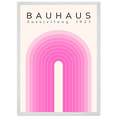 Bauhaus Pink Gradient Arch - Vibrantwalls