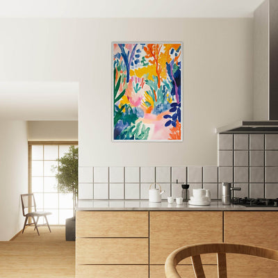 Vibrant Abstract Garden - Vibrantwalls
