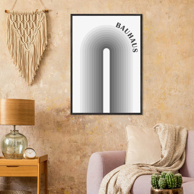 Bauhaus-Style Gradient Arch - Vibrantwalls