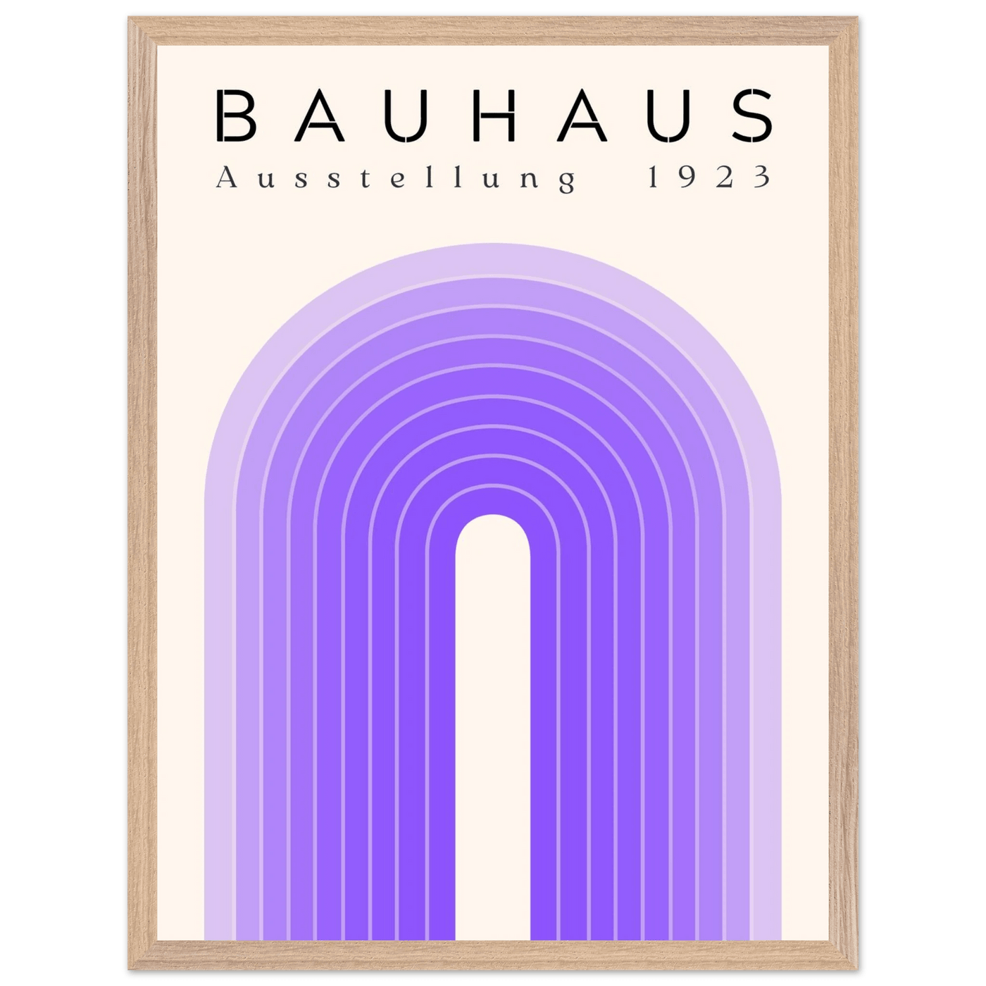 Bauhaus Ausstellung 1923 Violet - Vibrantwalls
