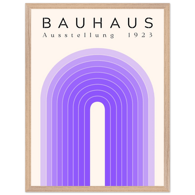 Bauhaus Ausstellung 1923 Violet - Vibrantwalls