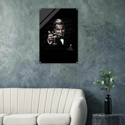 Gatsby Toast Acrylic Print – Iconic Sketch Art, Vibrant & Durable Wall Decor in Various Sizes - Vibrantwalls