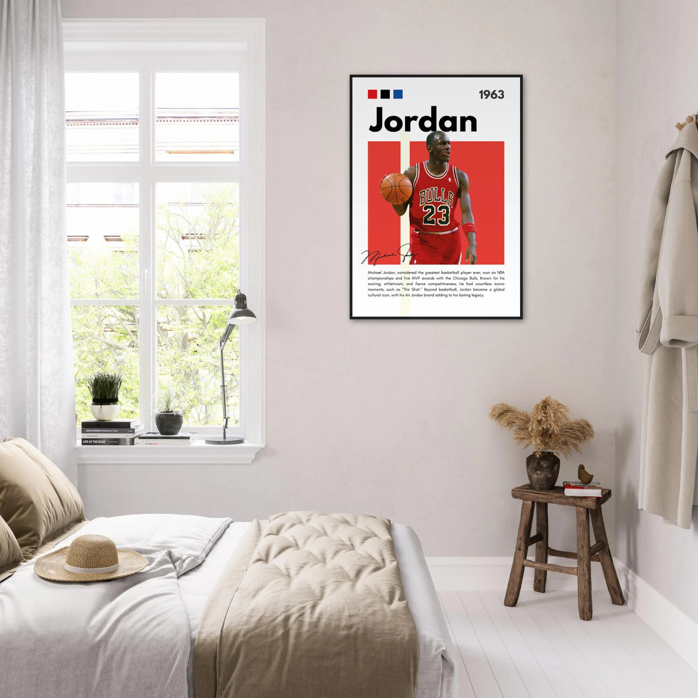 Michael Jordan Air Jordan Bulls Retro Print Vibrantwalls