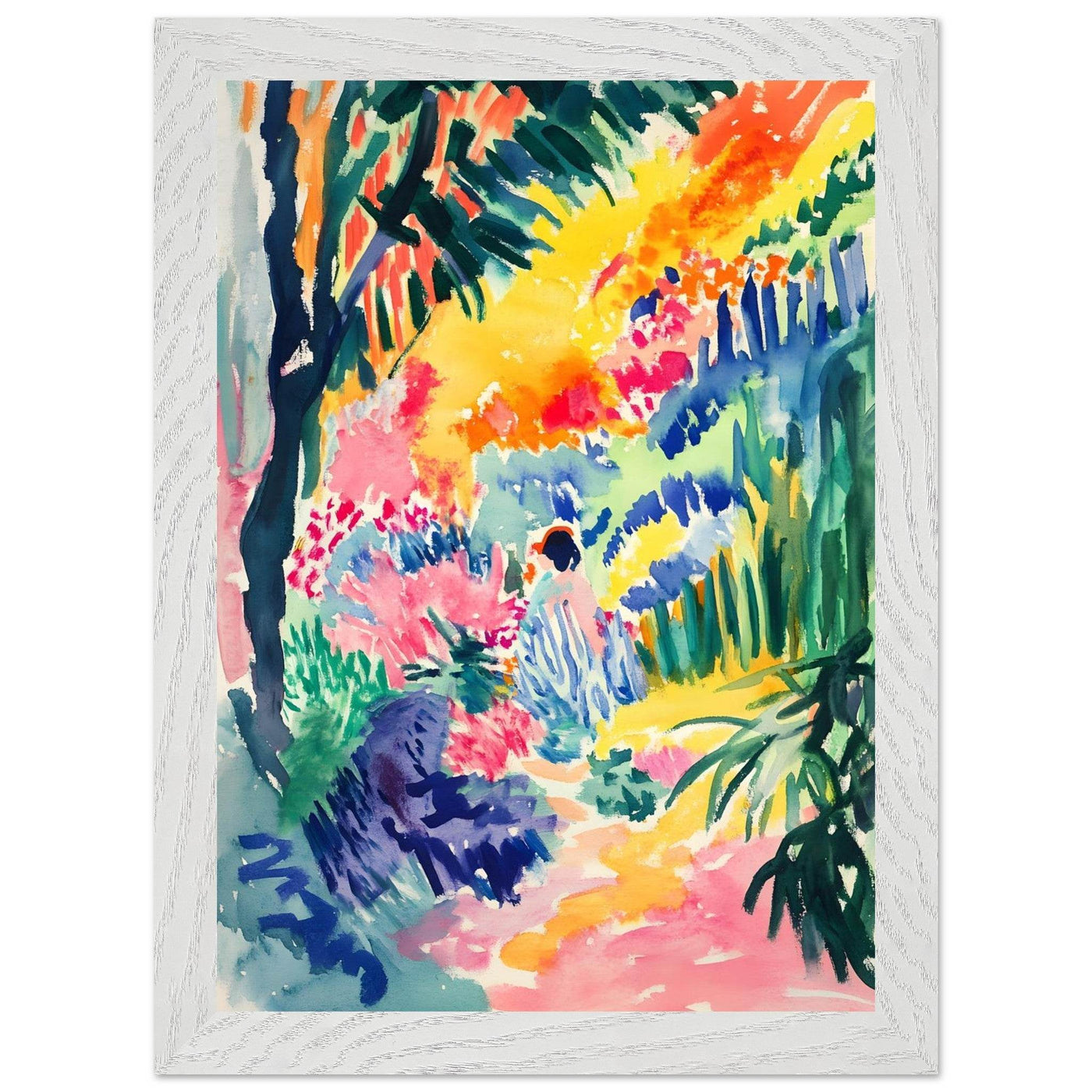 Vibrant Abstract Garden Henri Matisse - Vibrantwalls