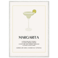 Margarita Mexican Classic Tequila Wall Art - Vibrantwalls