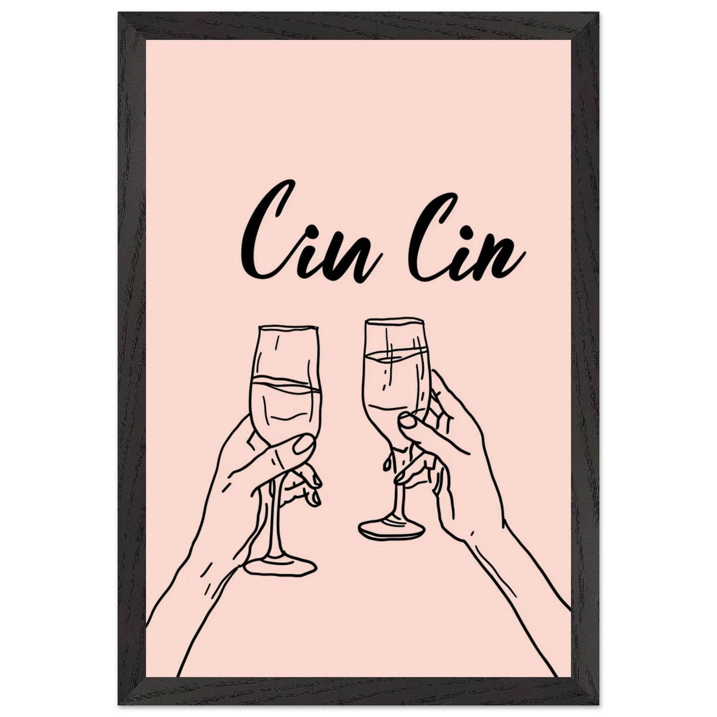 Cin Cin Toast Art Print - Vibrantwalls