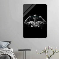 Scribble Art Acrylic Print - Modern Dynamic Glossy Wall Decor in Multiple Sizes - Vibrantwalls