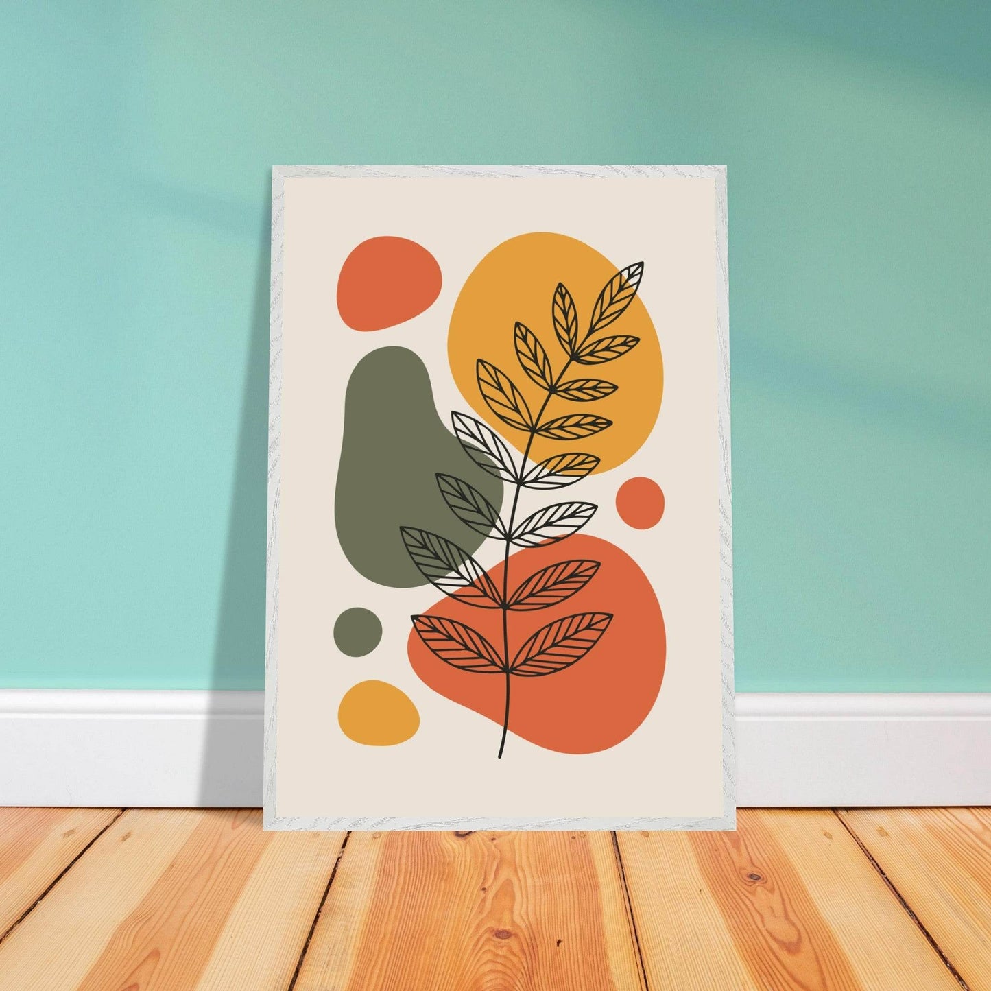 Botanical Nature Journey Abstract Wall Art - Vibrantwalls