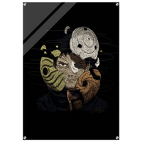 Anime Warrior Acrylic Print – Dynamic, Textured, Modern Wall Art in various sizes - Vibrantwalls