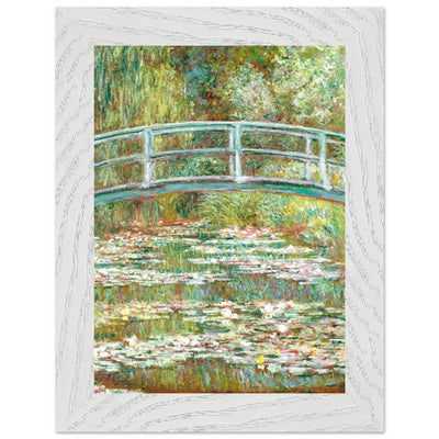 Bridge Over a Pond Art Print - Water Lilies Decorative Artwork for Your Space - Vibrantwalls