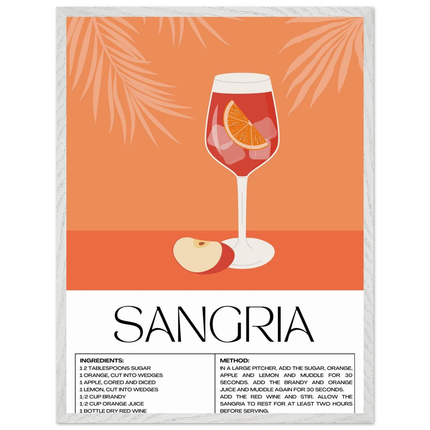 Sangria Cocktail Recipe - Vibrantwalls