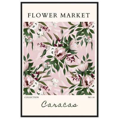 Blush Floral Dream Framed Poster – Elegant Botanical Art Print | Ready-to-Hang in Multiple Sizes & Frame Styles - Vibrantwalls