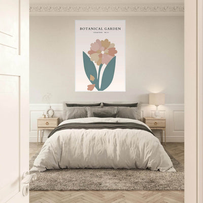Botanical Garden Framed Poster – Gentle Floral Art Print | Soft Palette Home Decor | Ready-to-Hang - Vibrantwalls