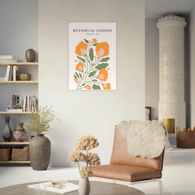 Botanical Garden Collection Framed Poster – Warm Floral Art Print | Ready-to-Hang in Various Sizes & Frame Styles - Vibrantwalls