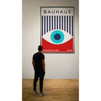 Bauhaus Geometric Eye 1919 Wall Art - Vibrantwalls