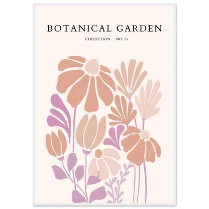 Botanical Garden Collection Framed Posters – Soft Floral Abstract Art Prints | Ready-to-Hang - Vibrantwalls