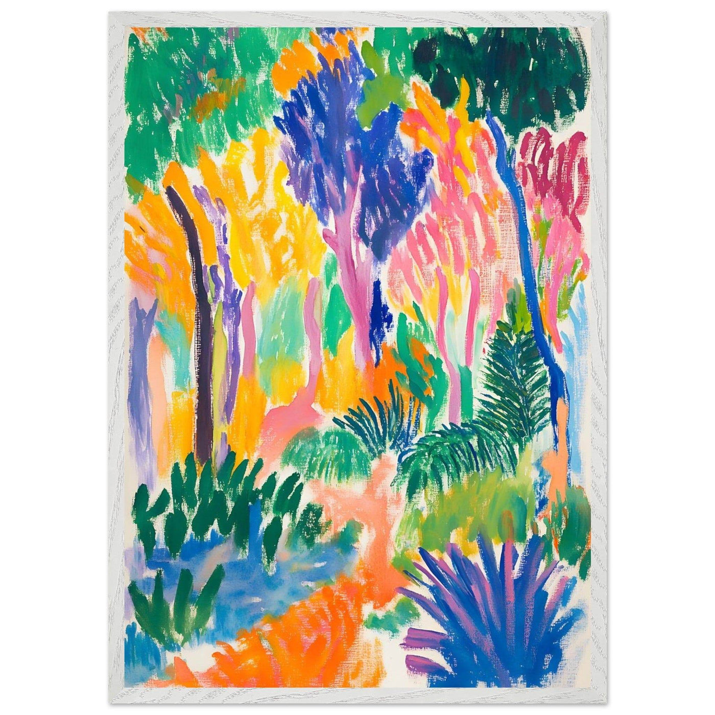 Abstract Foliage Art - Modern Wall Decor for Your Home - Vibrantwalls