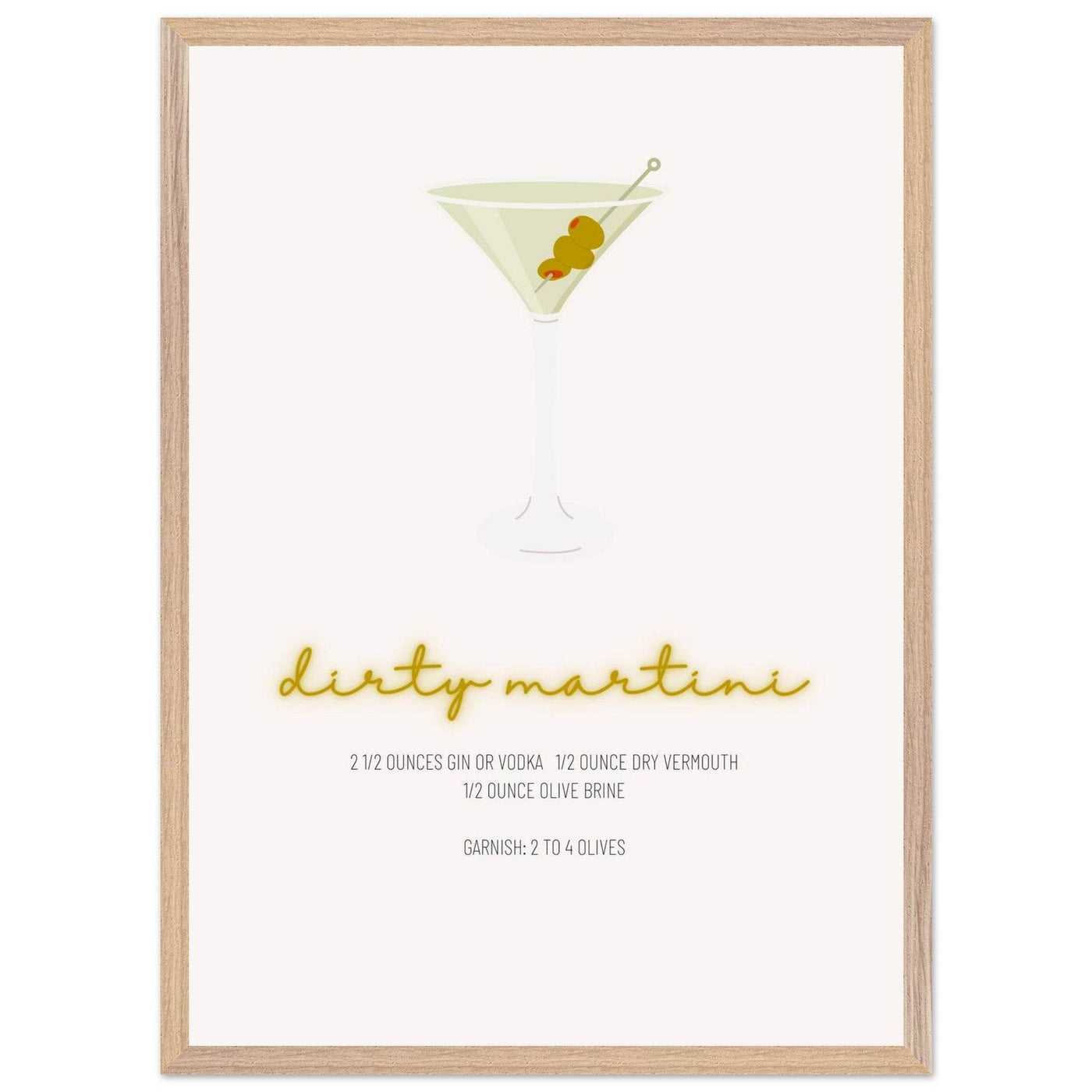 Dirty Martini Recipe - Vibrantwalls