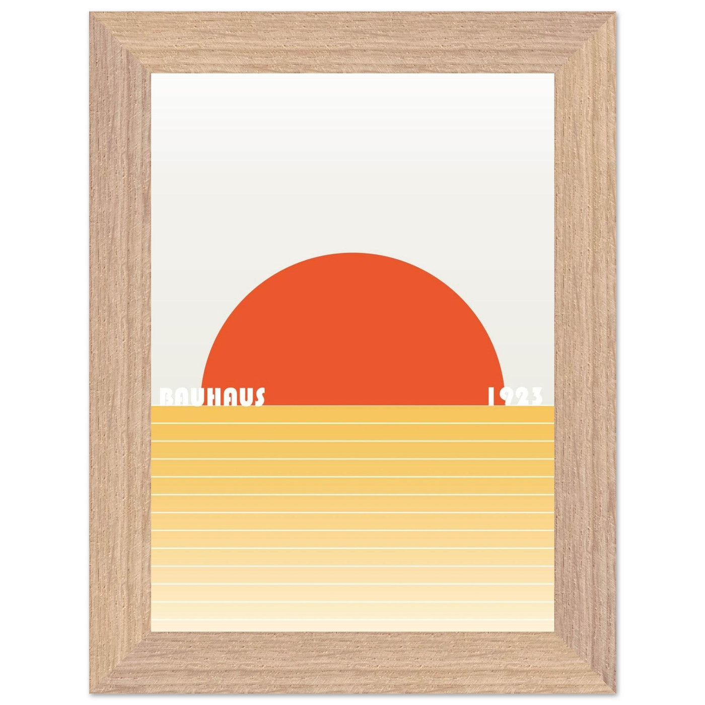 Bauhaus Sunset Abstraction - Vibrantwalls