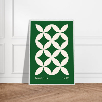 Bauhaus 1919 Green & Beige - Vibrantwalls
