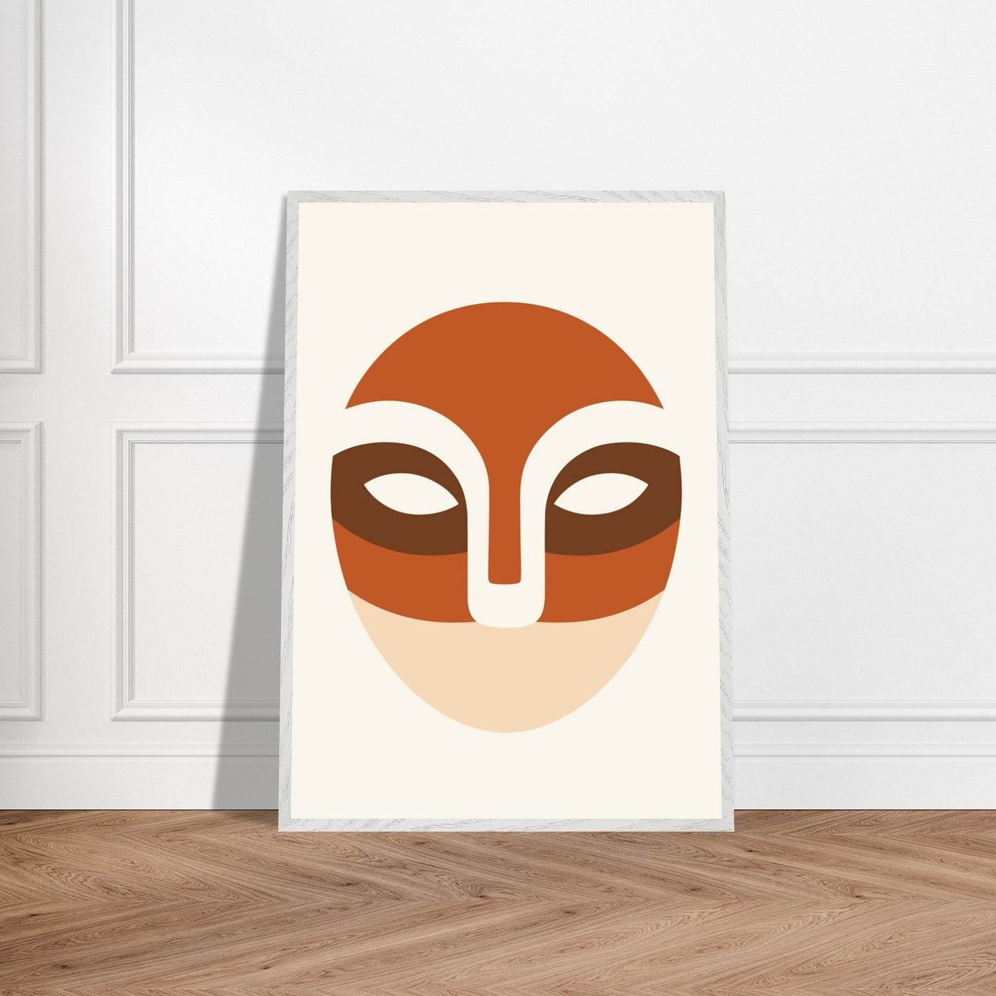 Abstract Desert Landscape Face - Vibrantwalls