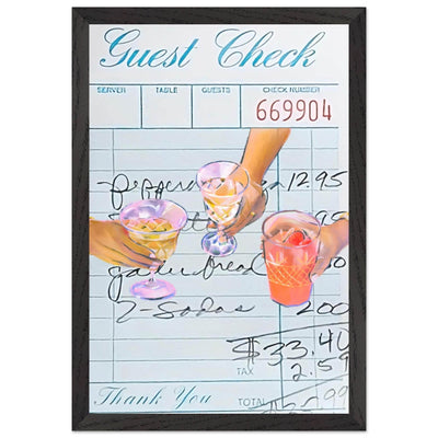 Guest Check Cocktail - Vibrantwalls