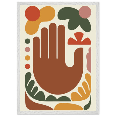 Abstract Desert Hues Hand - Vibrantwalls