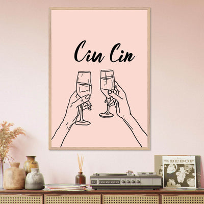 Cin Cin Toast Art Print - Vibrantwalls