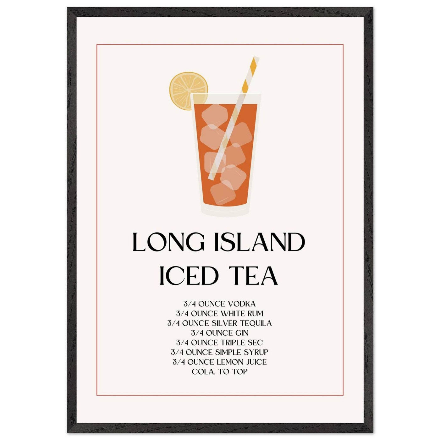 Long Island Iced Tea Recipe Strong Cocktail - Vibrantwalls