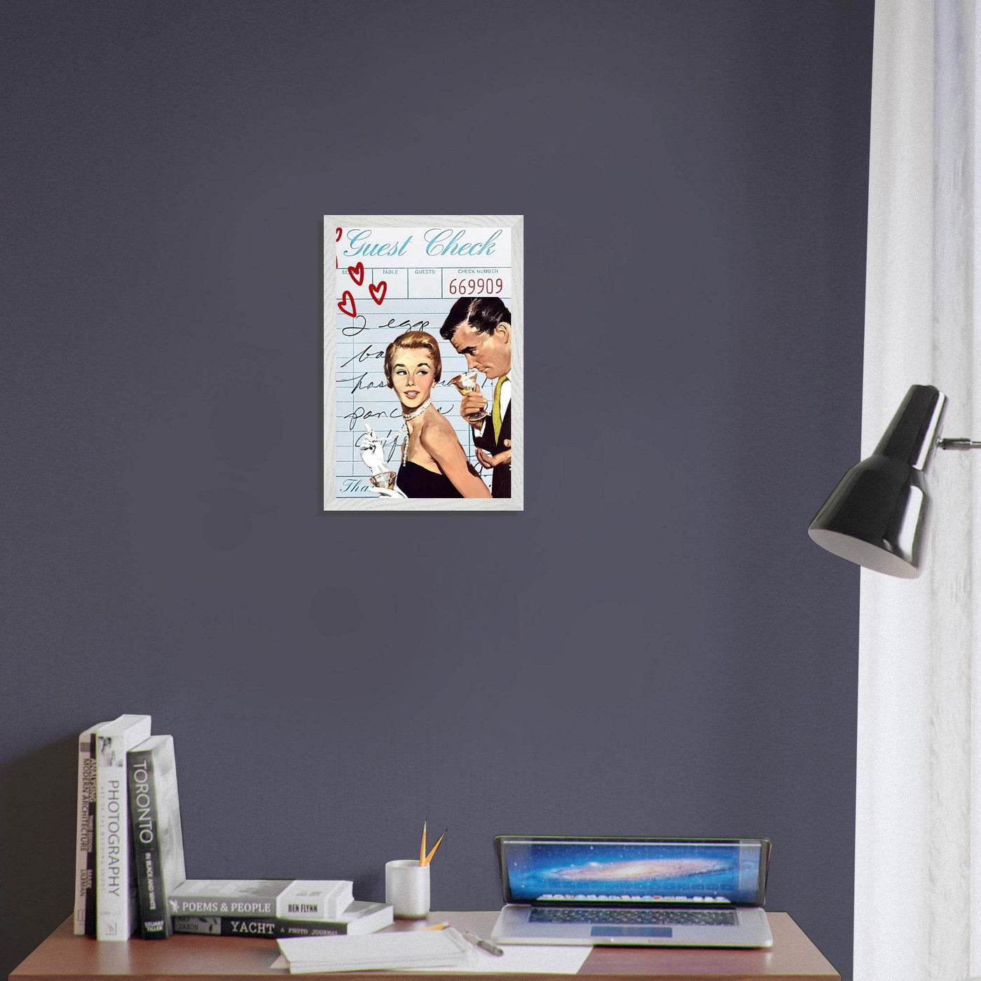Retro Romance Cocktail Vintage Love Bar Art - Vibrantwalls