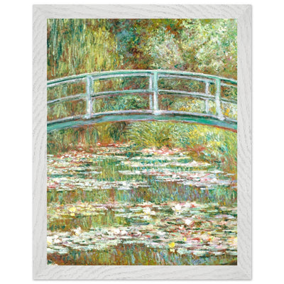 Bridge Over a Pond Art Print - Water Lilies Decorative Artwork for Your Space - Vibrantwalls