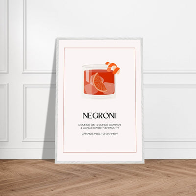 Negroni Cocktail Recipe - Vibrantwalls