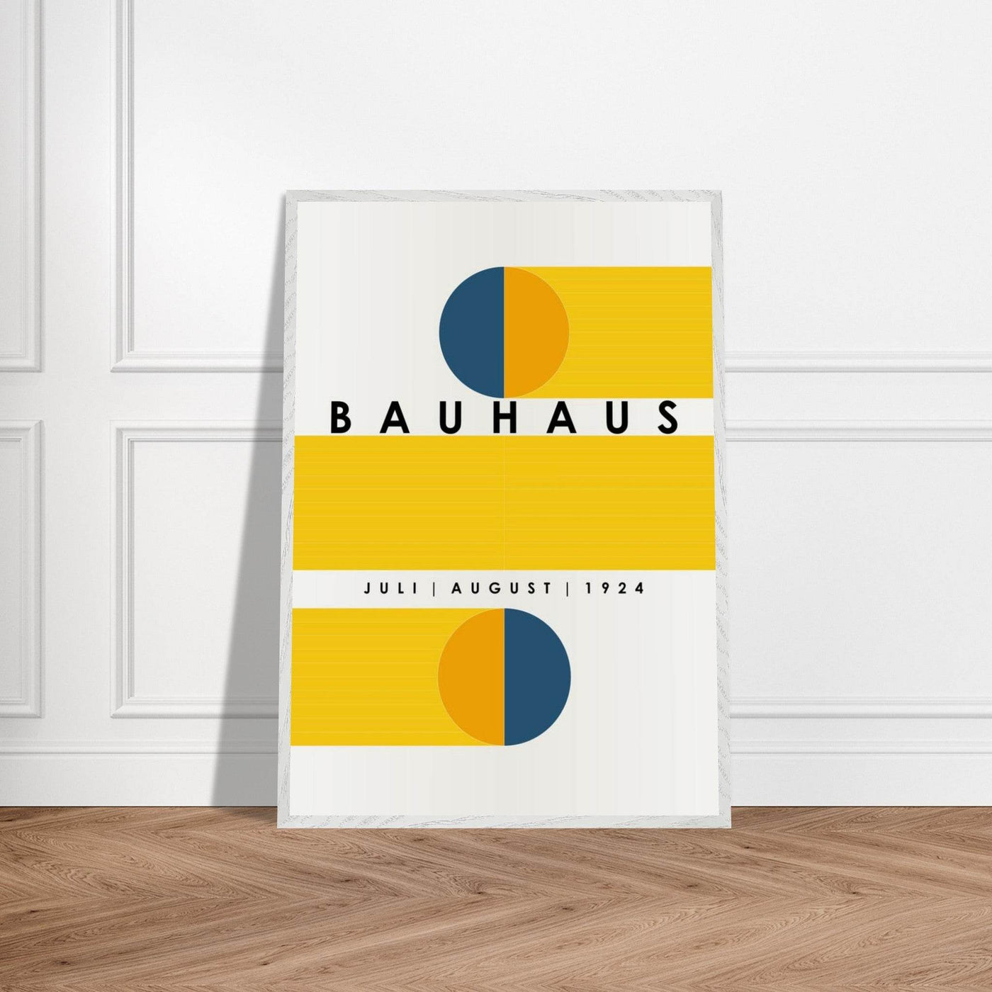 Bauhaus Blue Tunnel Geometric - Vibrantwalls