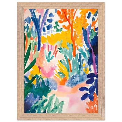 Vibrant Abstract Garden - Vibrantwalls
