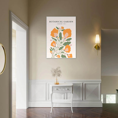 Botanical Garden Collection Framed Poster – Warm Floral Art Print | Ready-to-Hang in Various Sizes & Frame Styles - Vibrantwalls