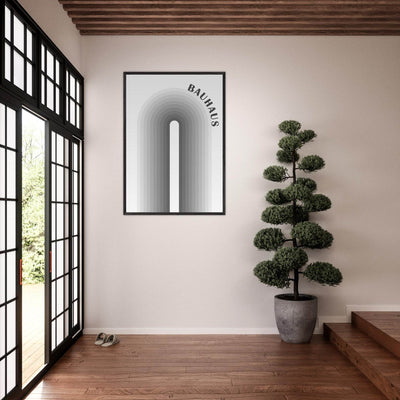 Bauhaus-Style Gradient Arch - Vibrantwalls