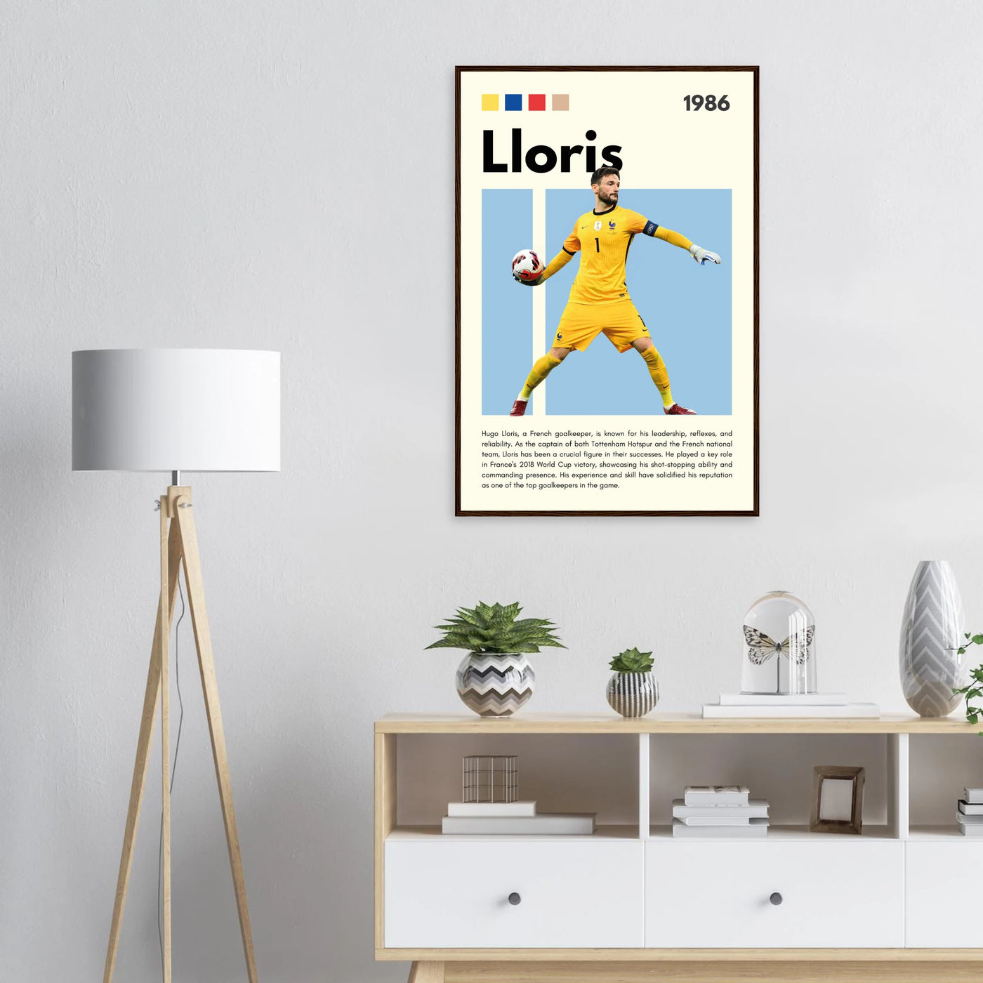 Hugo Lloris France Goalkeeper Football Poster Vibrantwalls