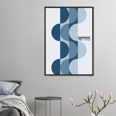 Bauhaus-Style The Blue Design - Vibrantwalls