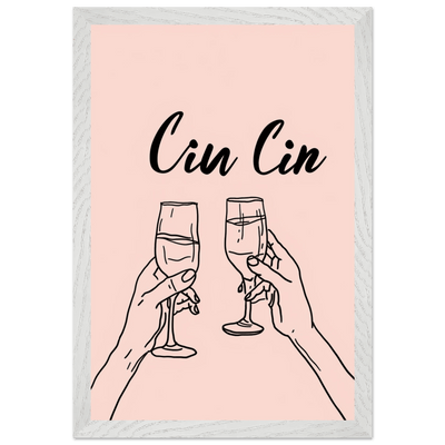 Cin Cin Toast Art Print - Vibrantwalls