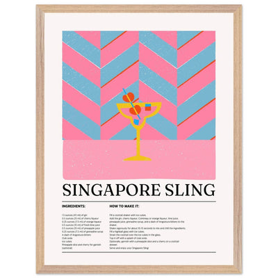 Singapore Sling Cocktail Recipe - Vibrantwalls